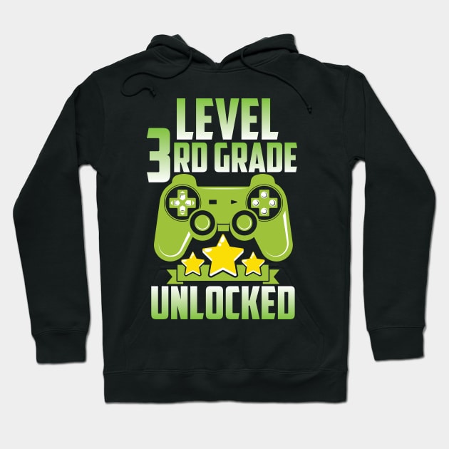 Level 3rd Grade Unlocked Hoodie by ozalshirts